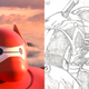 Illustration for article titled Here's what Big Hero 6's Hiro and Baymax first looked like, 16 years ago